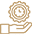 golden handover icon
