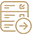 golden task completion icon