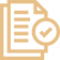 light gold quotations icon
