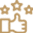 small gold surprise icon